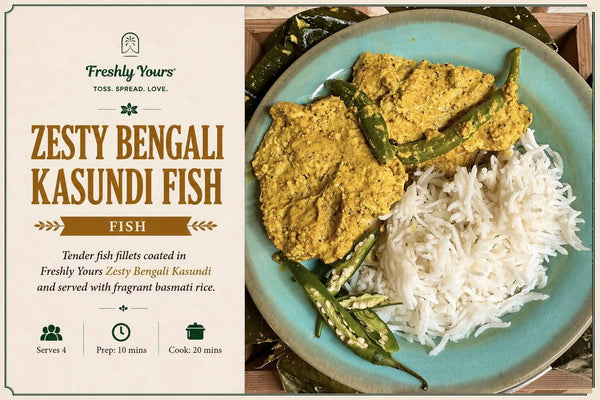 ZESTY BENGALI KASUNDI FISH