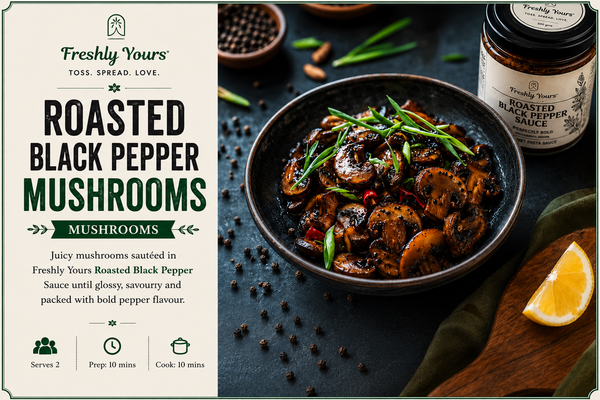 ROASTED BLACK PEPPER MUSHROOM